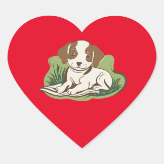 Pegatinas en forma de corazón Herz-Aufkleber