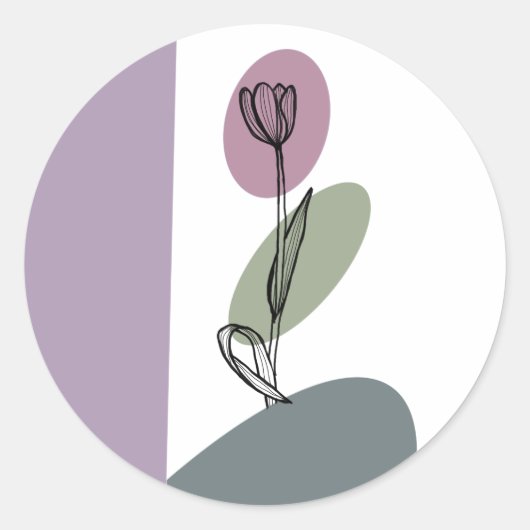 PEGATINAS TULIPÁN RUNDER AUFKLEBER (Vorderseite)