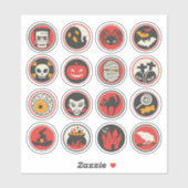 Pegatinas zirares de Halloween Sticker (Blatt)