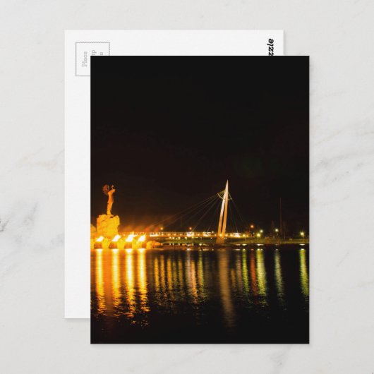 Pegelwahrer Postkarte (Vorne/Hinten)