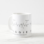 Peggie Peptidname Tasse (Vorderseite Links)