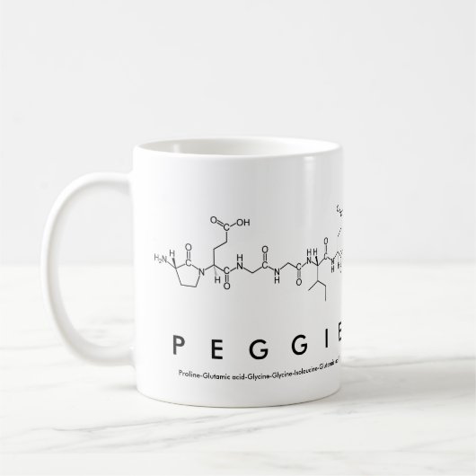 Peggie Peptidname Tasse (Links)