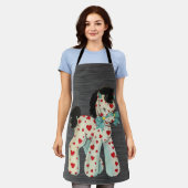 Peggy Ann ganz in Grau mit Pony Kitchen Schürze (Getragen)