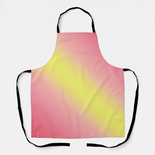 Peggy Ann Pink und Yellow Kitchen Schürze (Vorderseite)
