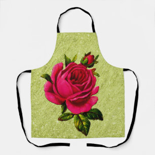 Peggy Ann überall in grüner Rose Küche Schürze
