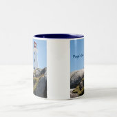 Peggy Bucht-Leuchtturm Zweifarbige Tasse (Mittel)