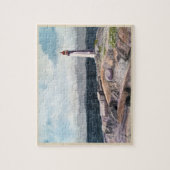 PEGGY BUCHT, NEUSCHOTTLAND, AQUARELL PUZZLE (Vertikal)