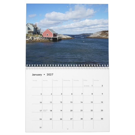 Peggy Bucht, Neuschottland Kalender (Jan 2027)