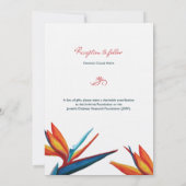 Peggy - Einladung 5 x 7 Linen (Rückseite)