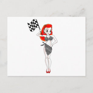 Peggy Pitstop Postkarte