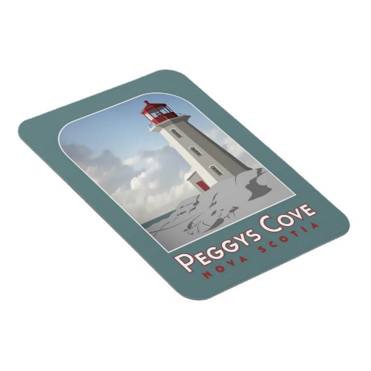 Peggys Cove Deko Magnet (Rechte Seite)