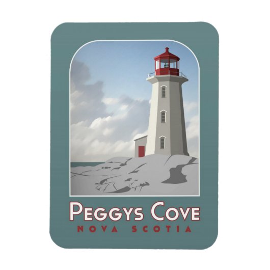 Peggys Cove Deko Magnet (Vertikal)