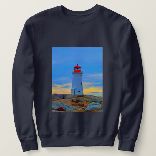 Peggy's Cove Leuchtturm Shirt Leuchtturm Route (Design vorne)