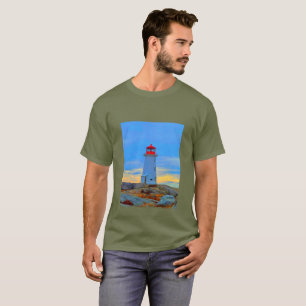 Peggy's Cove Leuchtturm Shirt Leuchtturm Route