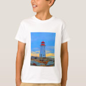 Peggy's Cove Leuchtturm Shirt Leuchtturm Route (Vorderseite)
