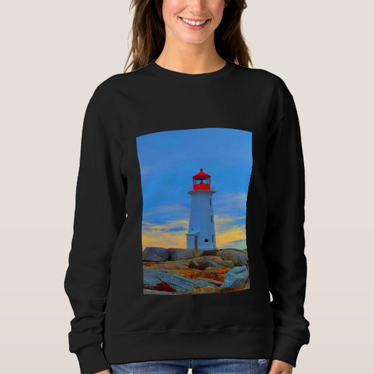 Peggy's Cove Leuchtturm Shirt Leuchtturm Route (Vorderseite)