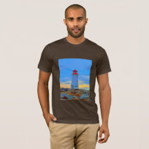 Peggy's Cove Leuchtturm Shirt Leuchtturm Route