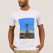 Peggy's Cove Leuchtturm Shirt Leuchtturm Route (Vorderseite)