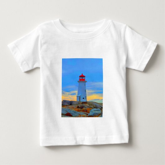Peggy's Cove Leuchtturm Shirt Leuchtturm Route (Vorderseite)