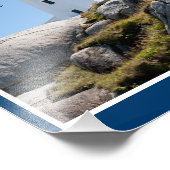 Peggy's Cove Lighthouse (Farbe) Fotodruck (Ecke)