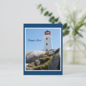 Peggy's Cove Lighthouse (Farbe) Postkarte (Stehend Vorderseite)