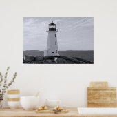 Peggy's Cove Lighthouse Fine Art Print Poster (Küche)