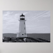 Peggy's Cove Lighthouse Fine Art Print Poster (Vorne)
