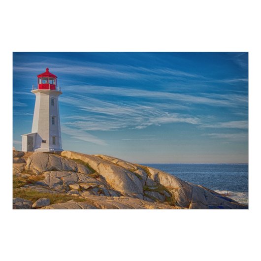 Peggy's Cove Lighthouse Fotodruck (Vorne)