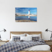 Peggy's Cove Lighthouse | Kanada Leinwanddruck (Insitu (Schlafzimmer))