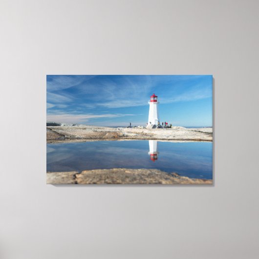 Peggy's Cove Lighthouse | Kanada Leinwanddruck (Vorderseite)