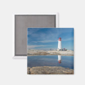 Peggy's Cove Lighthouse | Kanada Magnet (Vorderseite/Rückseite)