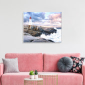 Peggy's Cove Lighthouse Leinwanddruck (Insitu (Wohnzimmer))