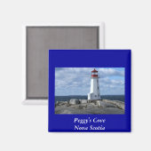 Peggy's Cove Lighthouse Magnet (Vorderseite/Rückseite)