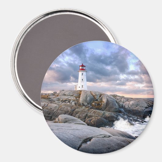 Peggy's Cove Lighthouse Magnet (Vorderseite/Rückseite)