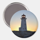Peggy's Cove Lighthouse Nova Scotia Kühlschrankmag Magnet (Vorderseite/Rückseite)