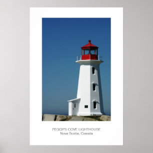 Peggys Cove Lighthouse, Nova Scotia Poster