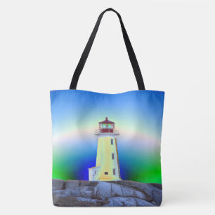 Peggy's Cove Lighthouse Nova Scotia Schultertasche Tasche