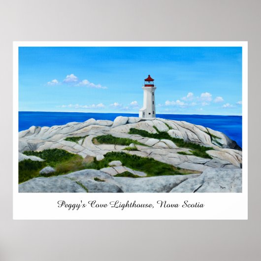 Peggy's Cove Lighthouse Poster (Vorne)