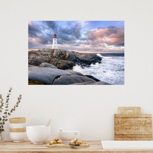 Peggy's Cove Lighthouse Poster (Küche)