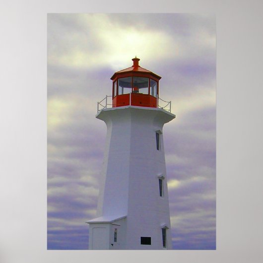 Peggy's Cove Lighthouse Poster Nova Scotia (Vorne)