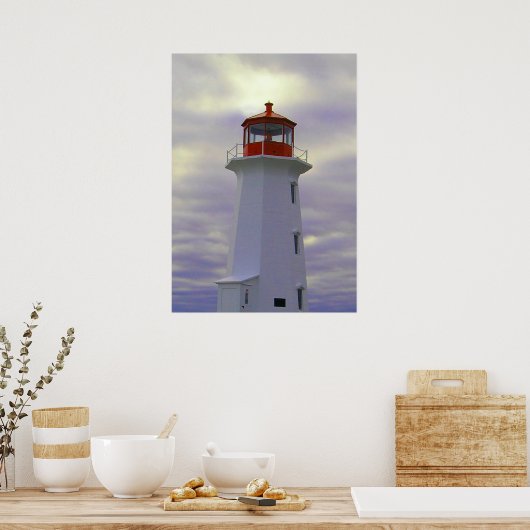 Peggy's Cove Lighthouse Poster Nova Scotia (Küche)