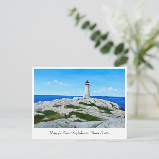 Peggy's Cove Lighthouse Postkarte (Stehend Vorderseite)