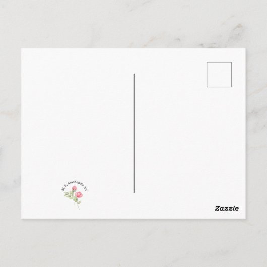 Peggy's Cove Lighthouse Postkarte (Rückseite)