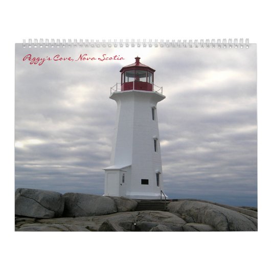 Peggy's Cove Lighthouse Route Kalender (Titelbild)