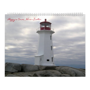 Peggy's Cove Lighthouse Route Kalender