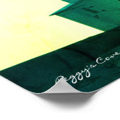 Peggy's Cove Lighthouse Route Nova Scotia Postcar Poster (Ecke)