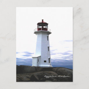 Peggy's Cove Lighthouse Route Nova Scotia Postkarte