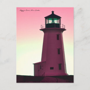 Peggy's Cove Lighthouse Route Nova Scotia Postkarte