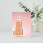 Peggy's Cove Lighthouse Route Nova Scotia Postkarte (Stehend Vorderseite)