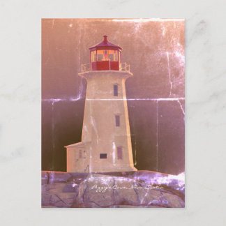 Peggy's Cove Lighthouse Route Nova Scotia Postkarte